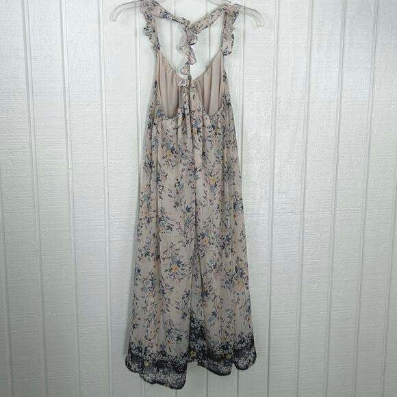 Motherhood Maternity Women Sleeveless Midi Dress Floral Summer Fairy Size Medium - Picture 5 of 8